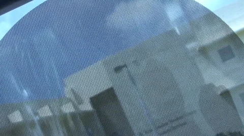 Mesh On Glass 3 Stock Footage