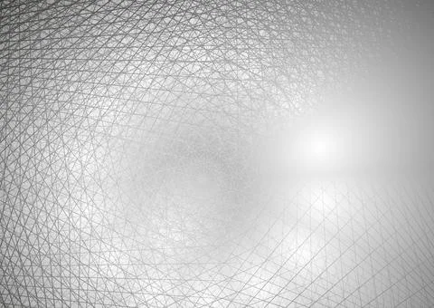 Mesh gray unusual structure on a gradient background . 3d. Stock Illustration