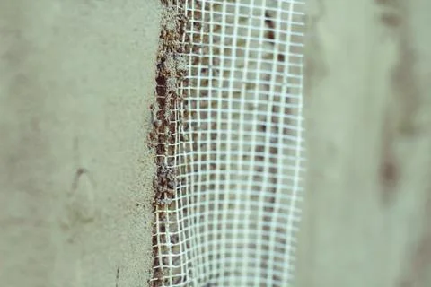 Mesh for plastering Stock Photos