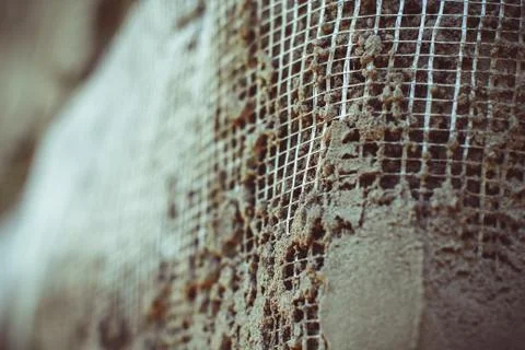 Mesh for plastering Stock Photos
