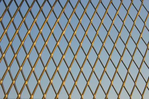 Mesh of Steel. Background Foto stock