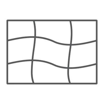 Mesh tool thin line icon, tools and design Stock Illustration