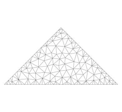 Mesh Vector Arrowhead Up Icon Illustrazione stock