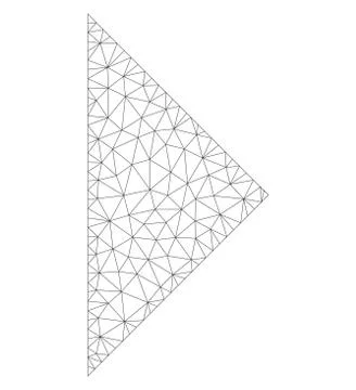 Mesh Vector Arrowhead Right Icon Stock Illustration