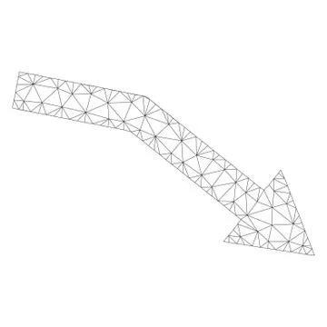 Mesh Vector Fail Trend Icon Stock Illustration