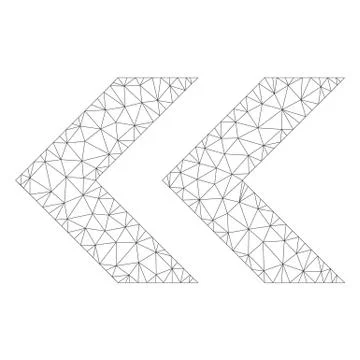 Mesh Vector Shift Left Icon Ilustración de archivo
