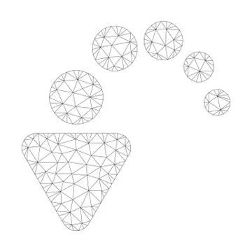 Mesh Vector Undo Icon Ilustración de archivo