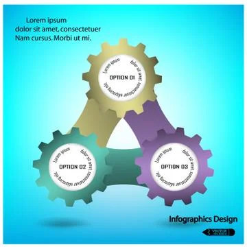 Meshing gear on background, Illustrazione stock