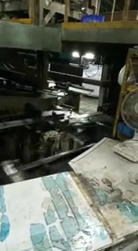 Mesin cetak Video stock 204040863