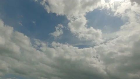 Mesmerising 48 Seconds Slow Mo 4k Time Lapse Of Clouds Forming And Clearing Stock Footage 147308824