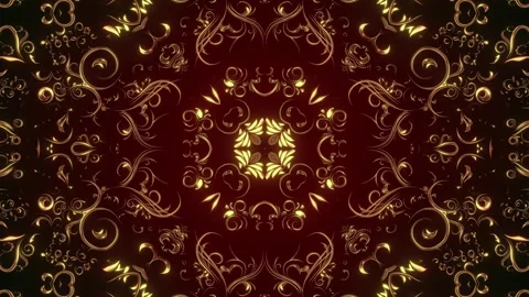 Mesmerising Kaleidoscope Stock Footage 263812864