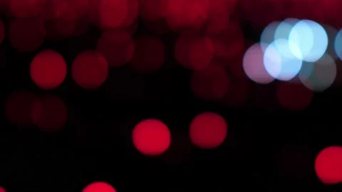 Mesmerising lights in the dark changing in whole spectrum of colours Video stock 168437549