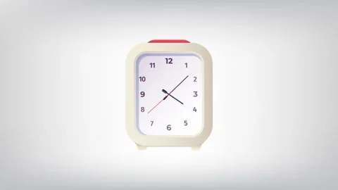 Mesmerizing 12-Hour Clock Motion Graphics: Captivating Animated Timepieces 動画素材 276472496