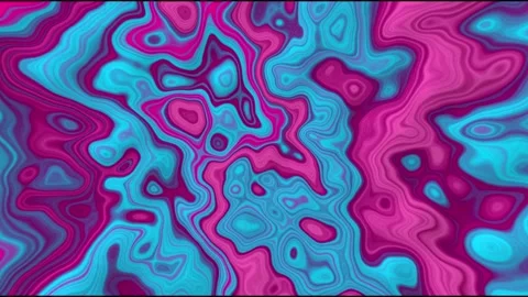 Mesmerizing abstract blue and pink fluid background animation. Stock Footage 292040433