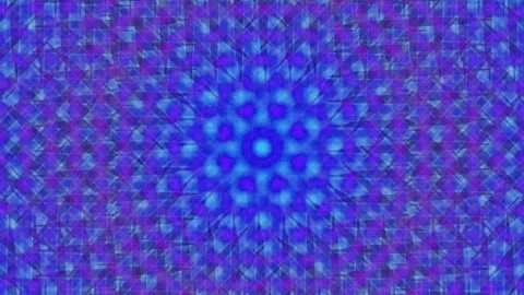 Mesmerizing abstract blue geometric background pattern with radiating symme.. Stock Footage 339333162