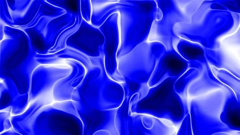 Mesmerizing abstract digital art featuring vibrant blue swirls. A dynamic and Illustrazione stock