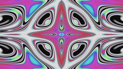 Mesmerizing Abstract Flowing VJ Loop Background Stock Footage 171713704