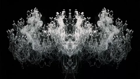 A mesmerizing abstract hypnotic screensaver Stock-Footage 318068892