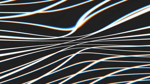 Mesmerizing abstract psychedelic vortex of white lines spiraling into a central  스톡 동영상 280106407