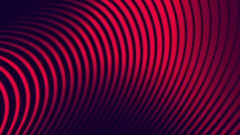 Mesmerizing Abstract Red Lines Create Dynamic Optical Illusion Pattern 스톡 동영상 341926639
