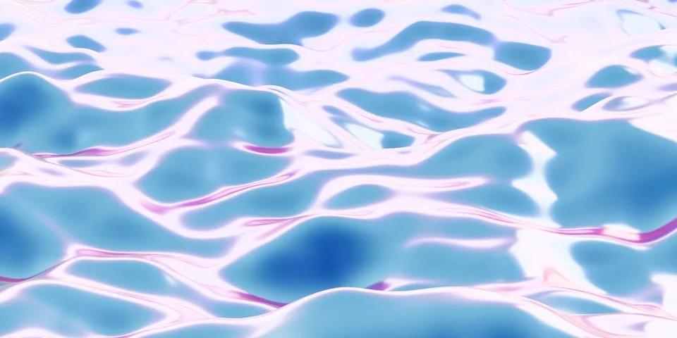 Mesmerizing abstract texture background displaying soft liquid water waves, c Stock Photos