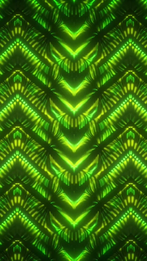 A mesmerizing array of green lines forms intricate Stock Footage 313334976