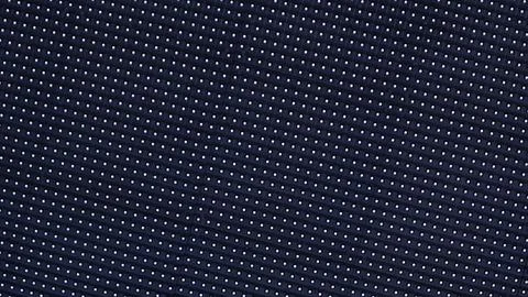 A mesmerizing array of illuminated pixels, textured dots black background Foto stock