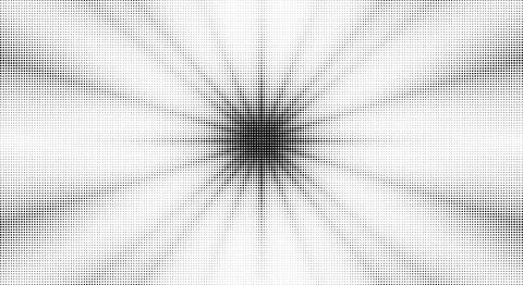 A mesmerizing black and white pattern with radiating lines creating a sense.. 库存插图