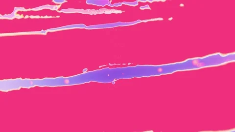 Mesmerizing Blend of Blue and Pink Oil Paints Over White Palette Stock Footage 266946461