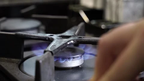 Mesmerizing Blue Flame in Action 스톡 동영상 303348286