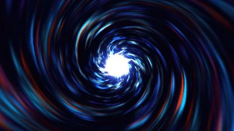 A mesmerizing blue vortex spiral, radiating energy with a glowing white cen.. 스톡 일러스트
