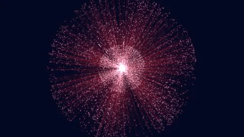 Mesmerizing circular pattern with lines and dots, resembling a celestial sphere Stock Footage 289325429