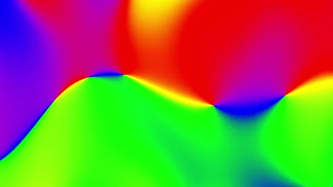 Mesmerizing colorful psychedelic vibrant blurry gradient tunnel with bright and Stock Footage 340576356