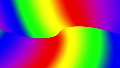 Mesmerizing colorful psychedelic vibrant blurry gradient tunnel with bright and Stock Footage 340577982