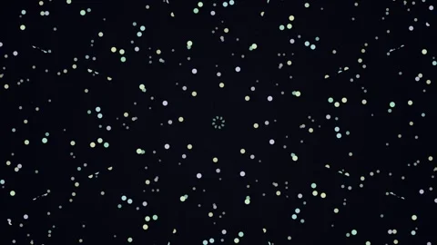 Mesmerizing Cosmic Animation: Glittering Star Dust Trails and Sparkling Par.. Stock Footage 331188338