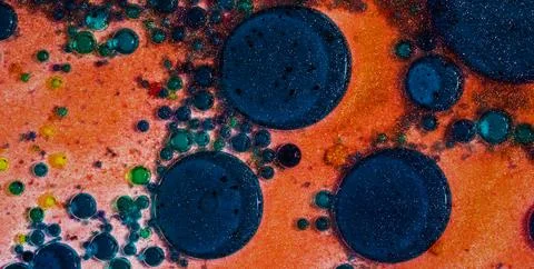 Mesmerizing Dance of Colors and Textures on an Abstract Canvas Stock Illustration