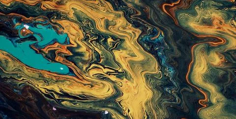 Mesmerizing Dance of Colors and Textures on an Abstract Canvas Stock Illustration