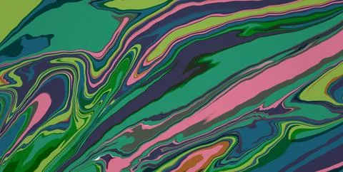 Mesmerizing Dance of Colors and Textures on an Abstract Canvas Stock Illustration