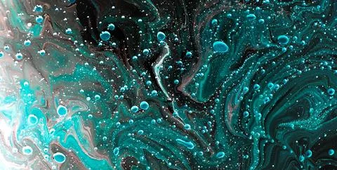 Mesmerizing Dance of Colors and Textures on an Abstract Canvas Stock Illustration