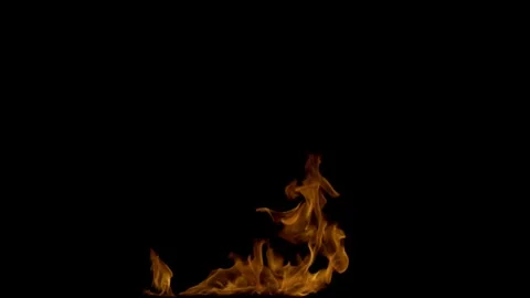 Mesmerizing Dance of Flames in the Dark Night Capturing the Beauty and Powe.. Stock Footage 341920251