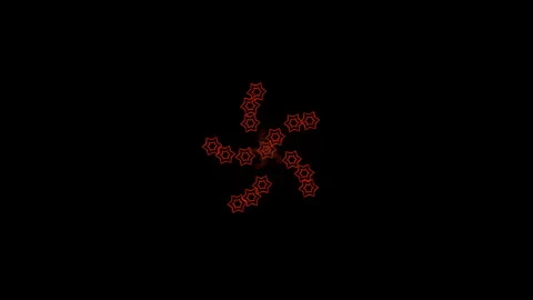 A mesmerizing dance of neon lights in a pulsating and psychedelic VJ Loop. Video stock 263137841