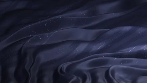 Mesmerizing Dark Blue Fabric with Sparkling Stars Animation Loop Stock Footage 310386779