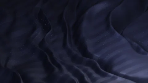 Mesmerizing Dark Blue Fabric with Sparkling Stars Animation Loop Stock Footage 310386780
