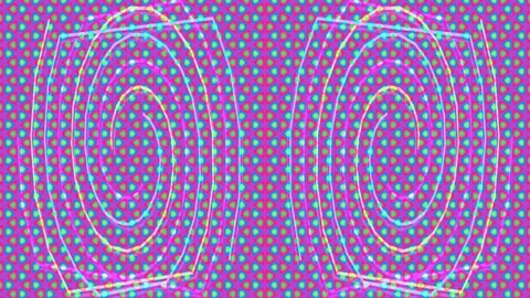 Mesmerizing digital abstract optical pattern background loop in vibrant gre.. Stock Footage 337571747