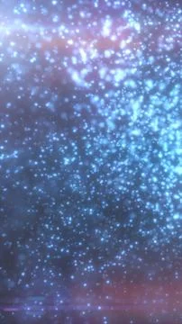 A mesmerizing digital particle flow with glowing blue and white dots, creat.. Stock Photos