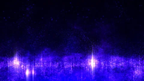 A mesmerizing display of blue and purple hues dances against a dark backdrop Stock Footage 305048014