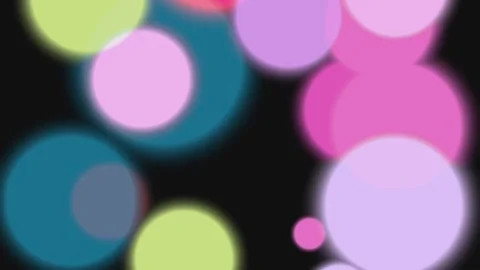 A mesmerizing display of vibrant, softly glowing circles in fluid motion, f.. Stock Footage 328805729