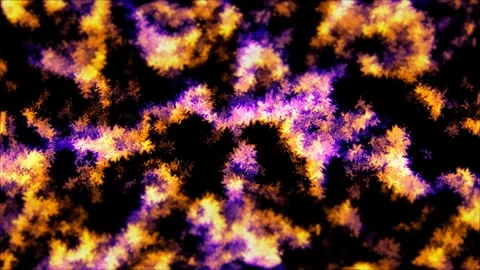 A mesmerizing display of vivid colors intertwines and flows Stock Footage 304273064