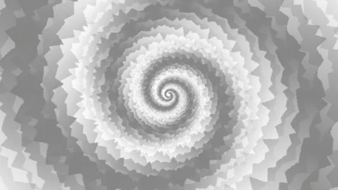 A mesmerizing endless abstract spiral animation in seamless loop. Stock Footage 303274096