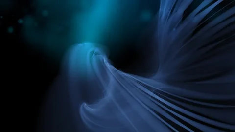 A mesmerizing, ethereal substance in a deep black background dancing with Stock Footage 344104838